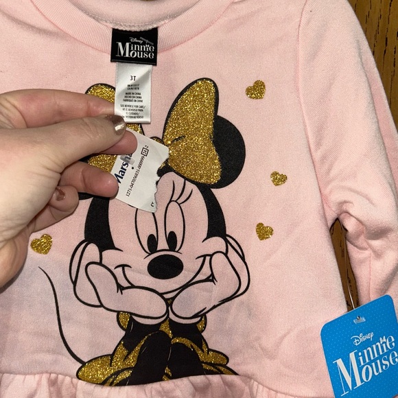Girls 3t Minnie Mouse outfit - Picture 2 of 2
